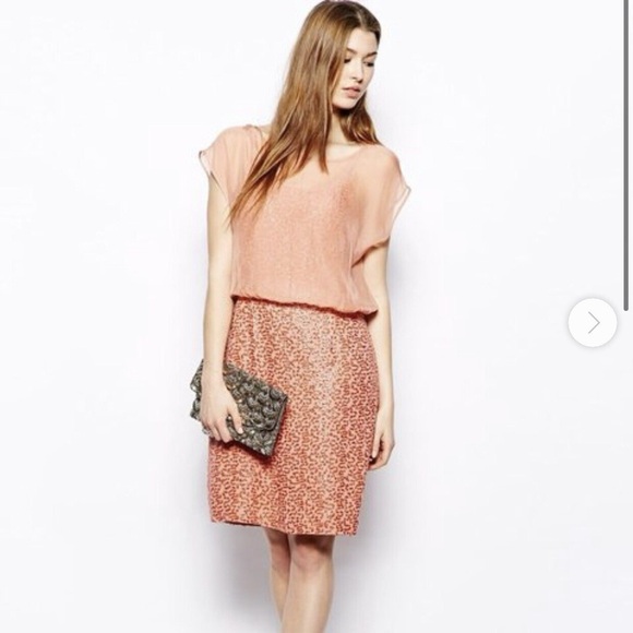 French Connection Dresses & Skirts - French Connection Lucious Sequins layered dress EUC